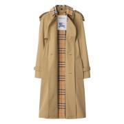 Burberry Flax WW CAS Stilfull Modell Beige, Dam