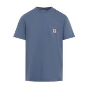 Carhartt Wip Fick T-shirt Positano Stil Blue, Herr