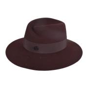 Maison Michel Brun Ullfilt Hatt Brown, Dam