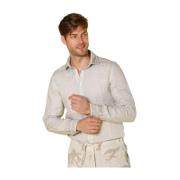 Mason's Herr Linneskjorta Torino Regular Fit Beige, Herr