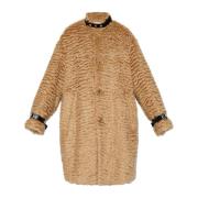 Jil Sander Mohair kappa Beige, Dam