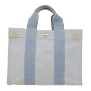 Hermès Vintage Pre-owned Canvas totevskor Blue, Dam