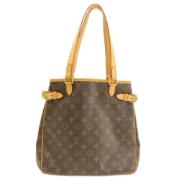 Louis Vuitton Vintage Pre-owned Tyg louis-vuitton-vskor Brown, Dam