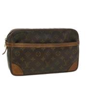 Louis Vuitton Vintage Pre-owned Canvas kuvertvskor Brown, Dam