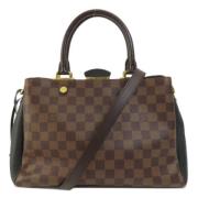 Louis Vuitton Vintage Pre-owned Canvas handvskor Brown, Dam