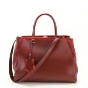 Fendi Vintage Pre-owned Laeder totevskor Red, Dam