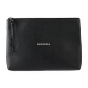 Balenciaga Vintage Pre-owned Laeder kuvertvskor Black, Dam