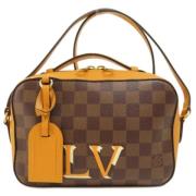 Louis Vuitton Vintage Pre-owned Canvas axelremsvskor Brown, Dam