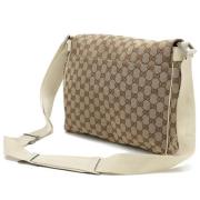 Gucci Vintage Pre-owned Canvas gucci-vskor Brown, Dam