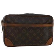 Louis Vuitton Vintage Pre-owned Canvas kuvertvskor Brown, Dam