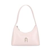 Furla Rosa Läder Axelväska med Handtag Pink, Dam