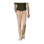 Mason's Extra Slim Bomull Tencel Chino Jogger Beige, Herr