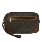 Louis Vuitton Vintage Pre-owned Canvas kuvertvskor Brown, Dam