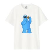 Kaws Cookie Monster Tee Limited Edition White, Herr