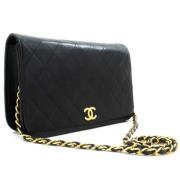 Chanel Vintage Pre-owned Laeder chanel-vskor Black, Dam