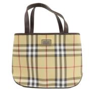 Burberry Vintage Pre-owned Plast handvskor Beige, Dam