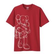 Kaws Clean Slate Logo Tee Red Red, Herr