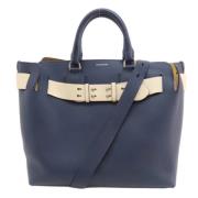 Burberry Vintage Pre-owned Laeder totevskor Blue, Dam