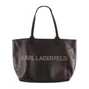 Karl Lagerfeld Stilren Shopperväska Bujano Handtas Black, Dam