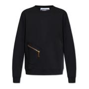 Moschino Crew Neck Sweatshirt Black, Herr