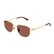 Bottega Veneta Bv1301S 003 Sunglasses Yellow, Unisex