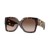 Versace Brun Gradient Solglasögon Brown, Dam