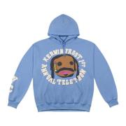 Cactus Plant Flea Market Blå Telethon Hoodie Limited Edition Blue, Her...