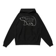 Kaws Pizza Hoodie Limited Edition Svart Black, Herr