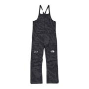 Kaws Begränsad Upplaga Svarta Dungarees för Skidåkning Black, Dam