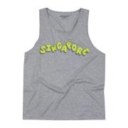 Kaws Begränsad upplaga semester tank top grå Gray, Herr