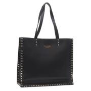 Valentino Vintage Pre-owned Laeder totevskor Black, Dam