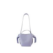 Acne Studios Mini R Crossbody Läder Blå/Brun Blue, Dam