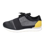 Stokton Läder Sneakers för Kvinnor Black, Dam