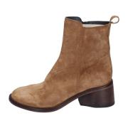 Moma Mocka Ankelboots för kvinnor Beige, Dam