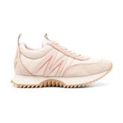 Moncler Sneakers med läderdetaljer Pink, Dam