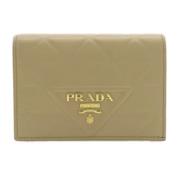 Prada Vintage Pre-owned Laeder plnbcker Beige, Dam