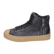 Stokton Läder Damsneakers Black, Dam