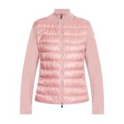 Moncler Rosa Tröja med Dragkedja Pink, Dam