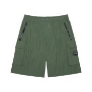 Duvetica Cargo Shorts Olive Ss24 Green, Herr