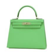 Hermès Vintage Pre-owned Laeder handvskor Green, Dam