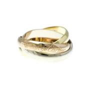 Cartier Vintage Pre-owned Vitt guld ringar Yellow, Dam