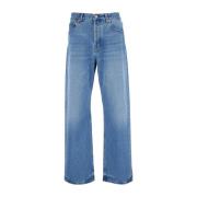 Jacquemus Blå Denim Straight Jeans Blue, Herr