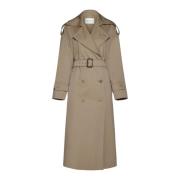 Max Mara Salpa Trench Coat Sand Beige, Dam