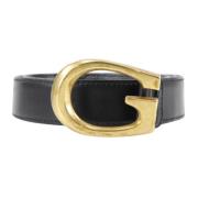 Gucci Vintage Pre-owned Laeder skrp Black, Dam