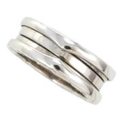 Bvlgari Vintage Pre-owned Vitt guld ringar Gray, Dam