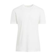 The Row Vit Bomull T-shirt Rund Halsringning White, Herr