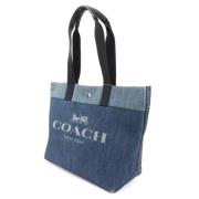 Coach Pre-owned Pre-owned Denim totevskor Blue, Dam