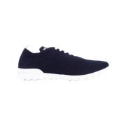 Kiton Blå Cashmere Sneakers Stilfull Modern Man Blue, Herr