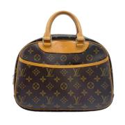 Louis Vuitton Vintage Pre-owned Canvas handvskor Brown, Dam