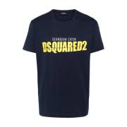 Dsquared2 Stilfull T-Shirt Kollektion Blue, Herr